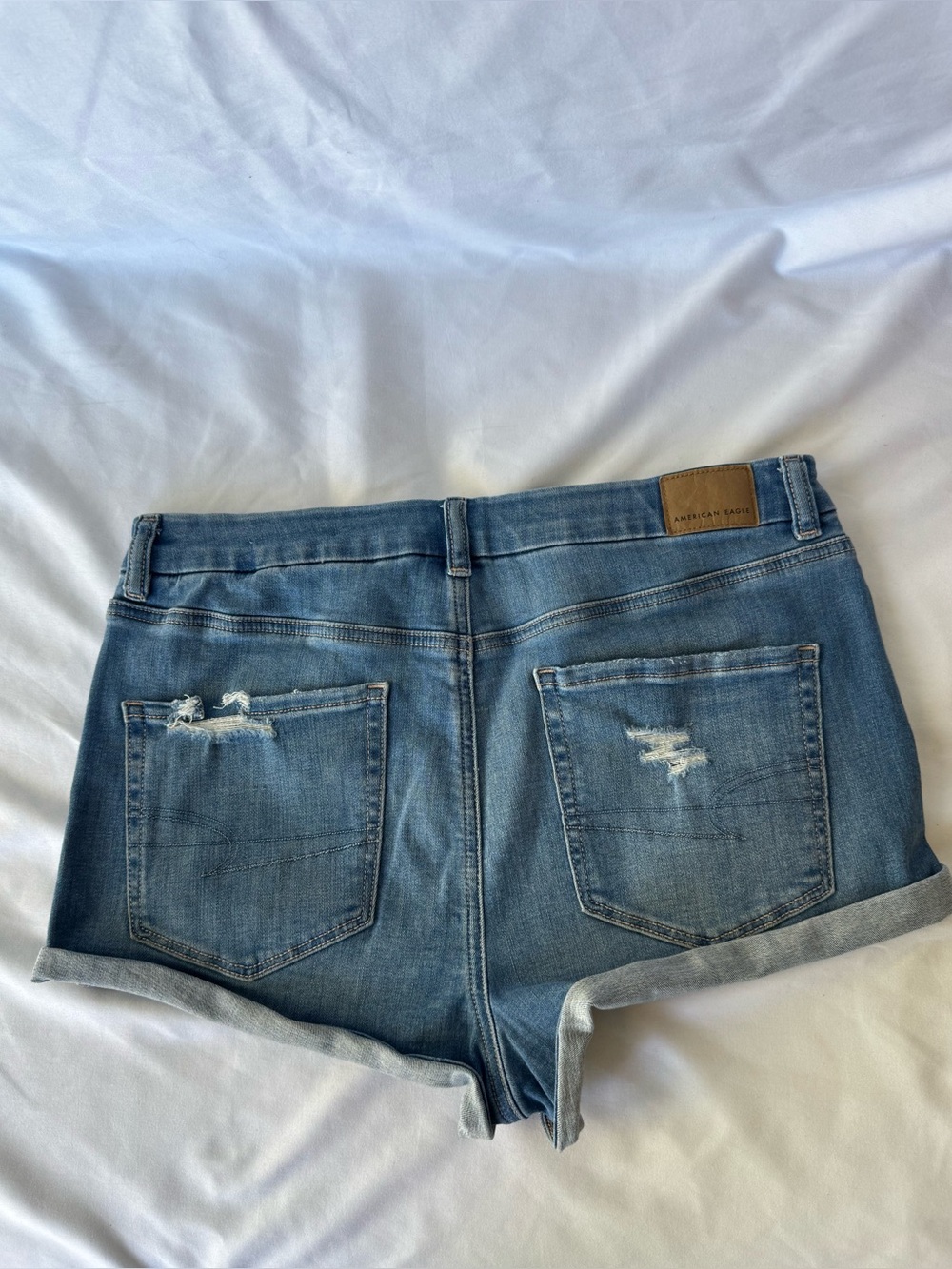 American Eagle Outfitters Next Level Stretch Curvy High-Rise Shortie Size 12 - Picture 4 of 11